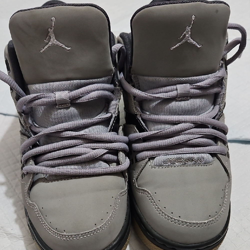 Gray Air Jordan Flight 23 Wolf